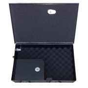 Caseta pistol Kronberg® GunCase cu sina 60x285x185mm negru	