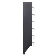 Cutie postala Glory SLIDE 6 Argintiu/ Negru  830x400x145 mm 7,6 kg