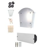 Cutie postala mare AOSTA set argintiu