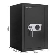 Seif certificat antiefractie Rottner® MONACO65IT electronic 655x435x445mm EN1143/EN1
