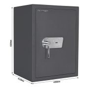 Seif certificat antiefractie Rottner® TOSCANA65 cheie 580x410x320 mm cheie EN1143/EN1