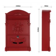 Cutie poștală  ASHFORD roșu