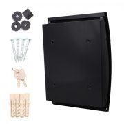 Cutie postala Harrow negru 