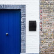 Cutie postala Harrow negru 