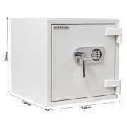 Seif antifoc si antiefractie Rottner Diamant PO50 Fire EN2 Premium inchidere electronica