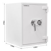 Seif antifoc si antiefractie Rottner Diamant Super Fire DO65 EN3 inchidere electronica