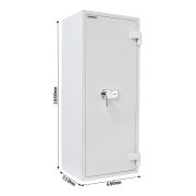 Seif antifoc si antiefractie Rottner Diamant Super Fire DO160 EN3 inchidere cheie