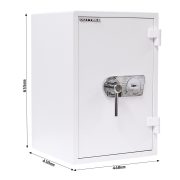 Seif antiefractie antifoc EN1143 ATLAS65 cheie alb