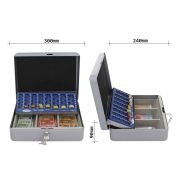 Caseta bani Home Star Cash Euro 1 Argintie
