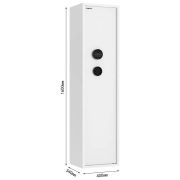 Dulap de Arme și Muniție Rottner Yukon 8 S1 Închidere Electronică Gri Deschis