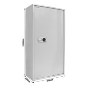 Dulap de Arme și Muniție Rottner Yukon 14 S1 Inchidere Electronica Gri Deschis