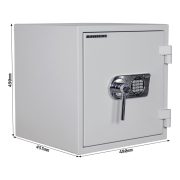 Seif antifoc si antiefractie Fire Master 50 EN2 inchidere electronica