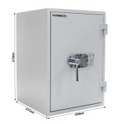 Seif antifoc si antiefractie Fire Master 65 EN2 inchidere cheie