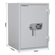 Seif antifoc si antiefractie Fire Master 65 EN2 inchidere electronica