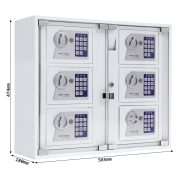Seif pentru chei Rottner Key System 6 electronic