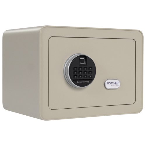 Seif mobilier Rottner Vintage Gri inchidere electronica si amprenta digitala