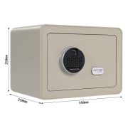 Seif mobilier Rottner Vintage Gri inchidere electronica si amprenta digitala