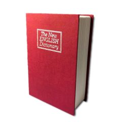 Casetă tip carte de valori  MINI Booksafe rosu